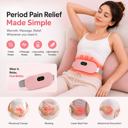 Period Cramp Comfort - Portable Cordless Heating Pad