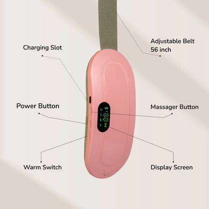 Period Cramp Comfort - Portable Cordless Heating Pad